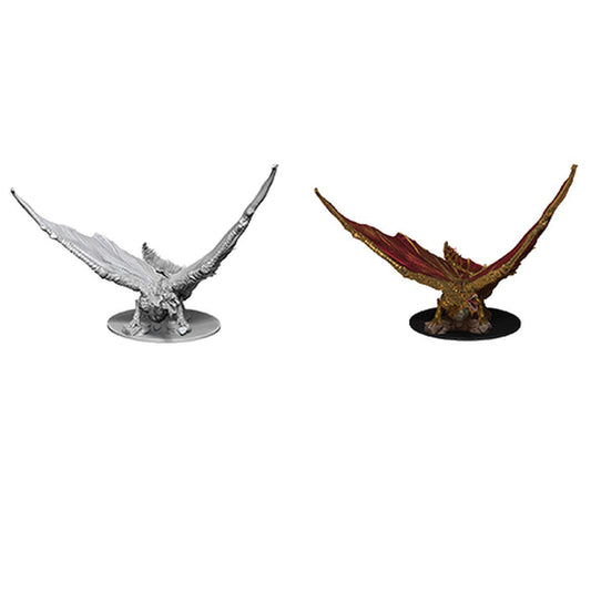D&D Nolzurs Marvelous Unpainted Miniatures Young Brass Dragon