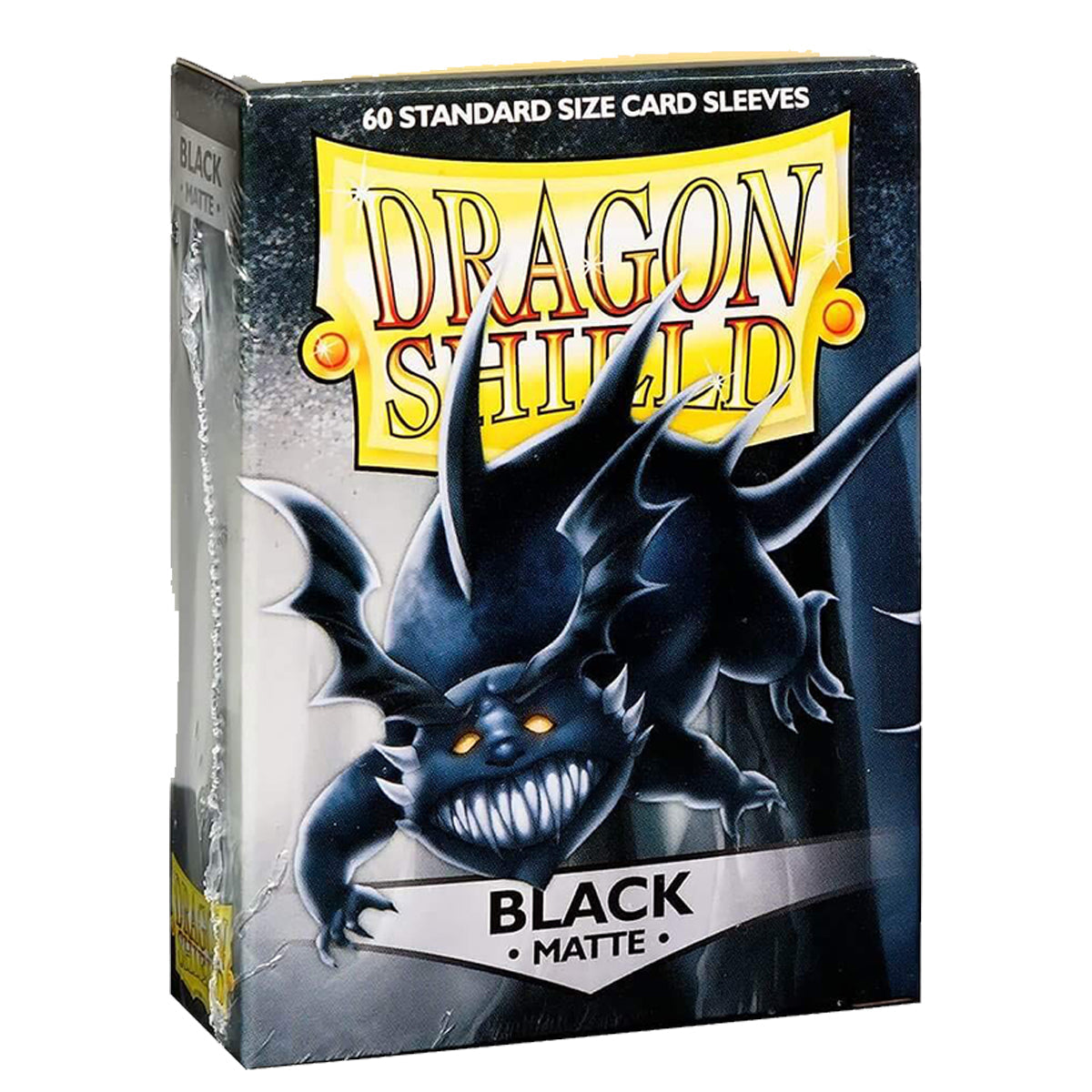 Dragon Shield Standard 60ct Black MATTE 63x88mm Sleeves