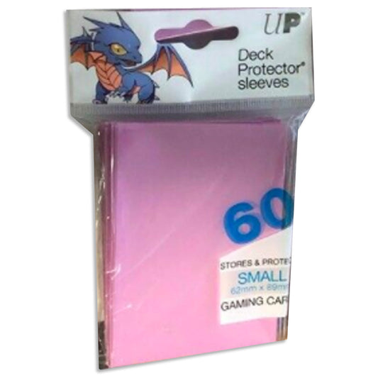 ULTRA PRO Deck Protector Sleeves Small 60ct 62 x 89 Pink Yugioh