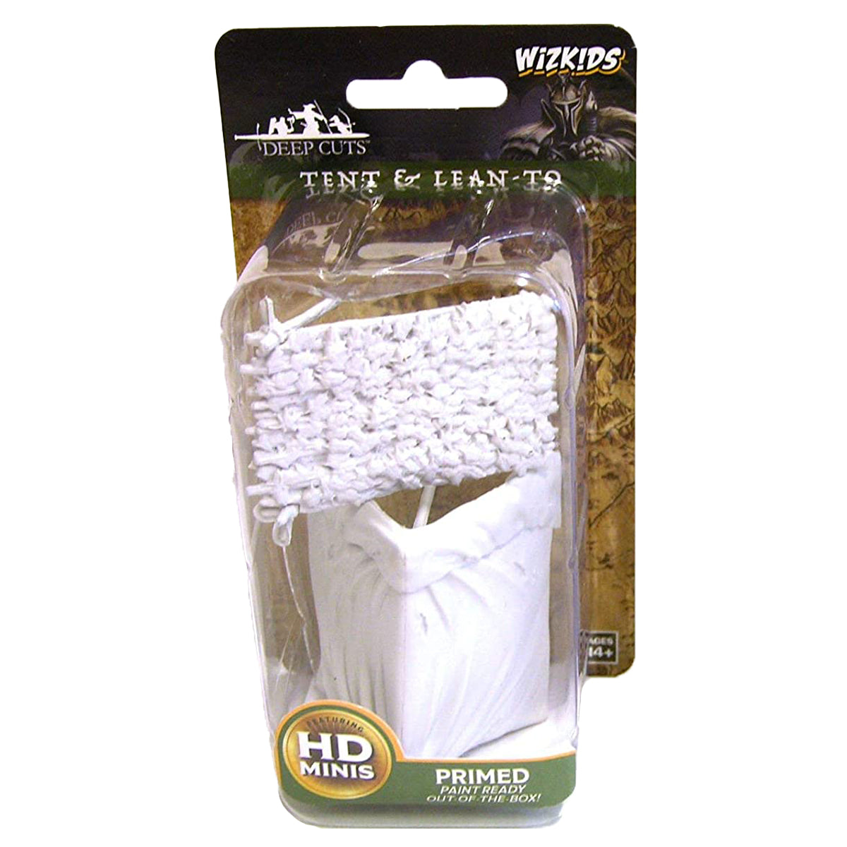 WizKids Deep Cuts Unpainted Miniatures Tent & Lean-To