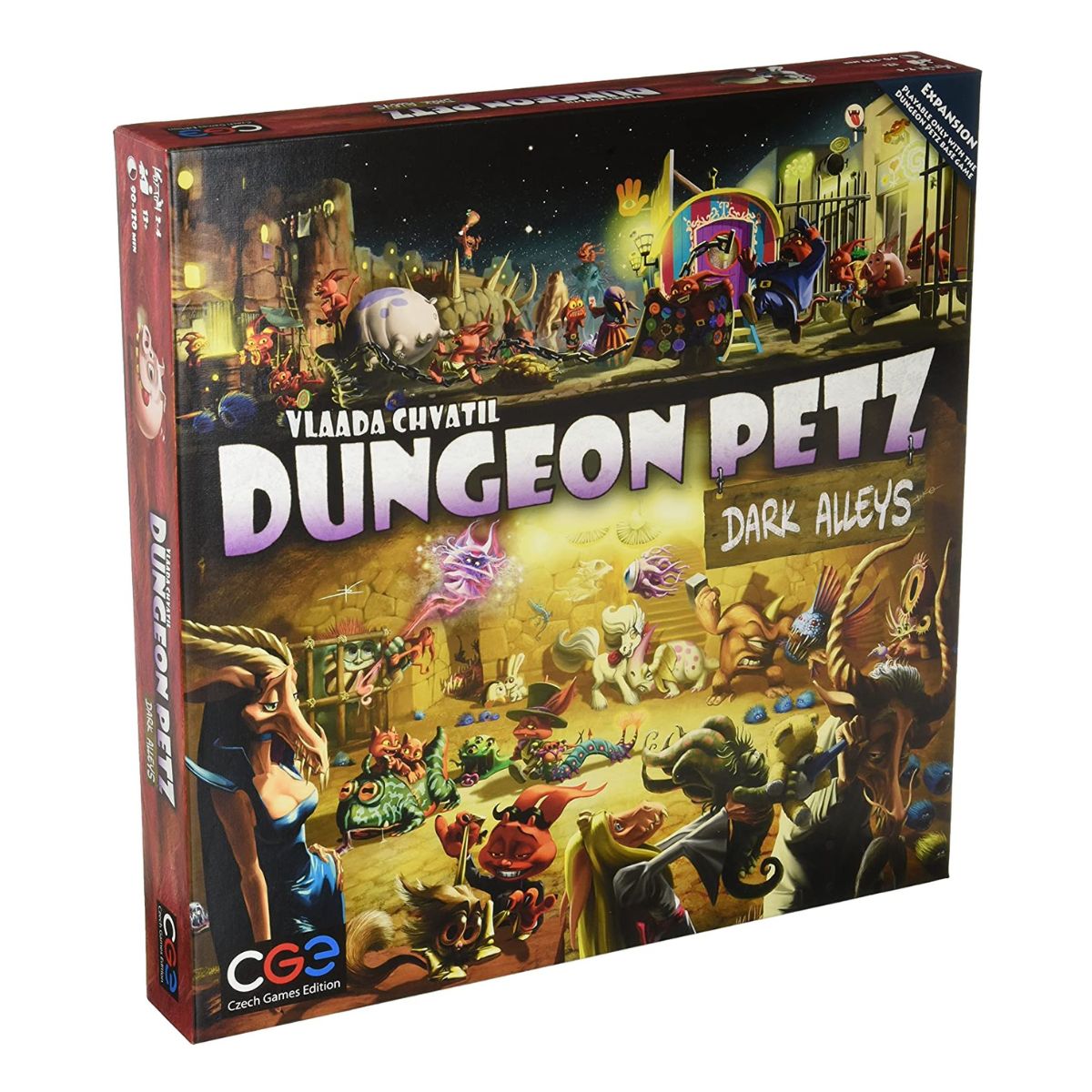 Dungeon Petz Dark Alleys Board Game