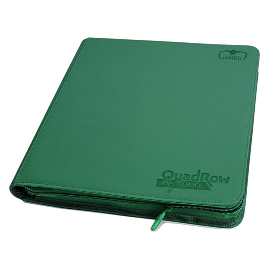 Ultimate Guard 12-Pocket QuadRow ZipFolio XenoSkin Green Folder