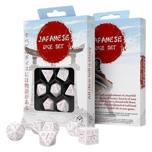 Japanese Dice Set Cherry Blossoms Petals