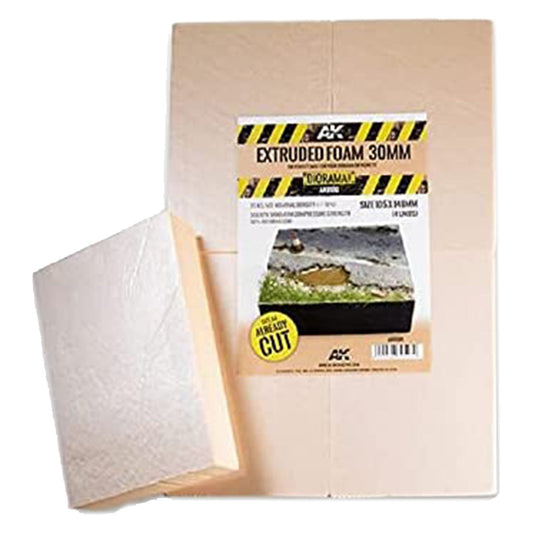 AK Interactive Building Materials - Extruded Foam 30mm A4 Already Cut