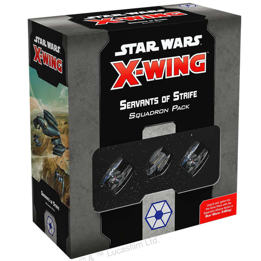 Star Wars X Wing 2nd Edition Servants of Strife Squadron Pack