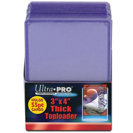 ULTRA PRO Top Loader 3" x 4" 55 pt