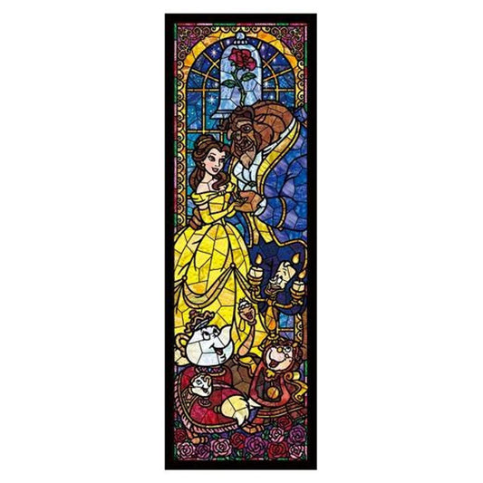 Tenyo Puzzle Disney Beauty & the Beast Stained Glass Puzzle 456 pc
