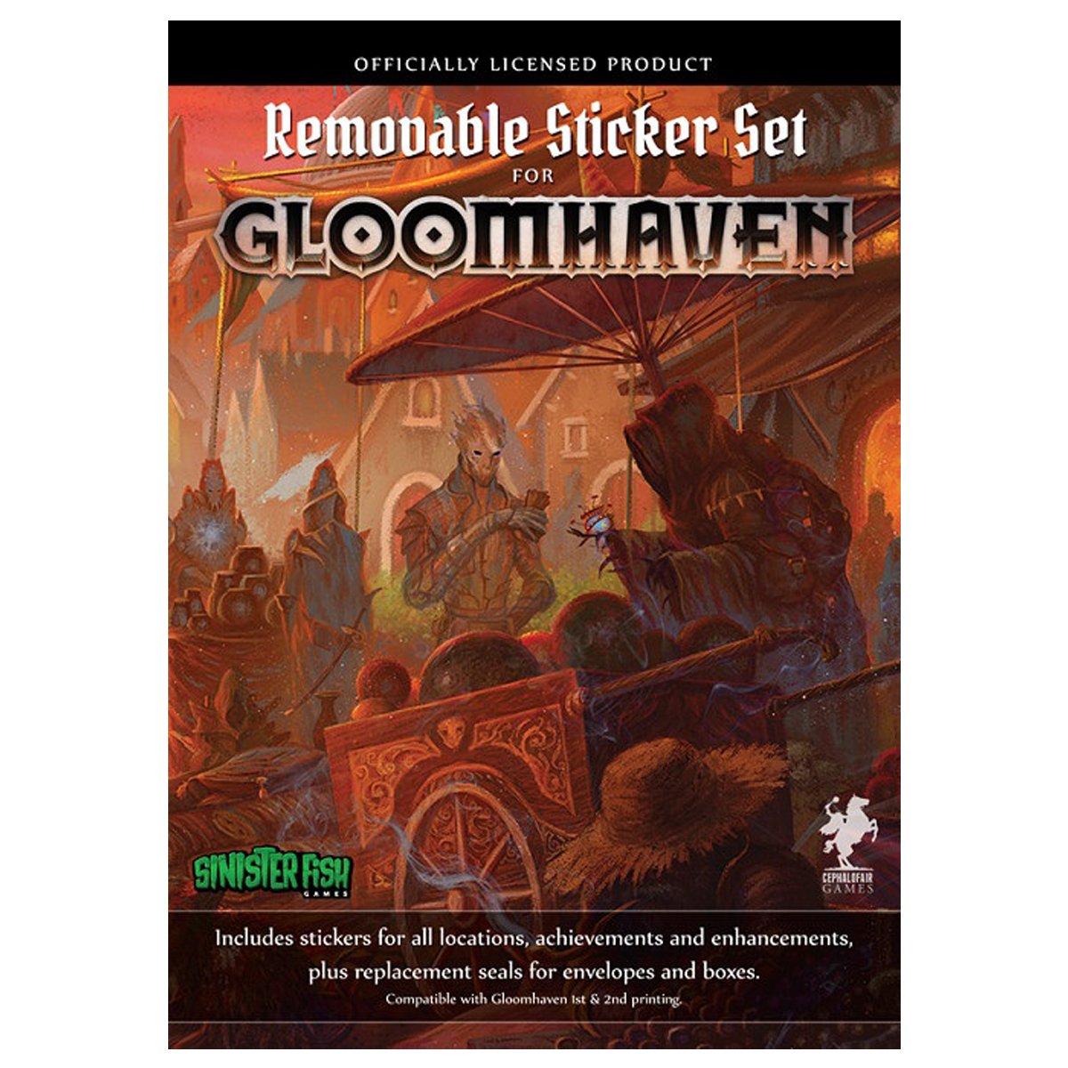 Gloomhaven Removable Sticker Set