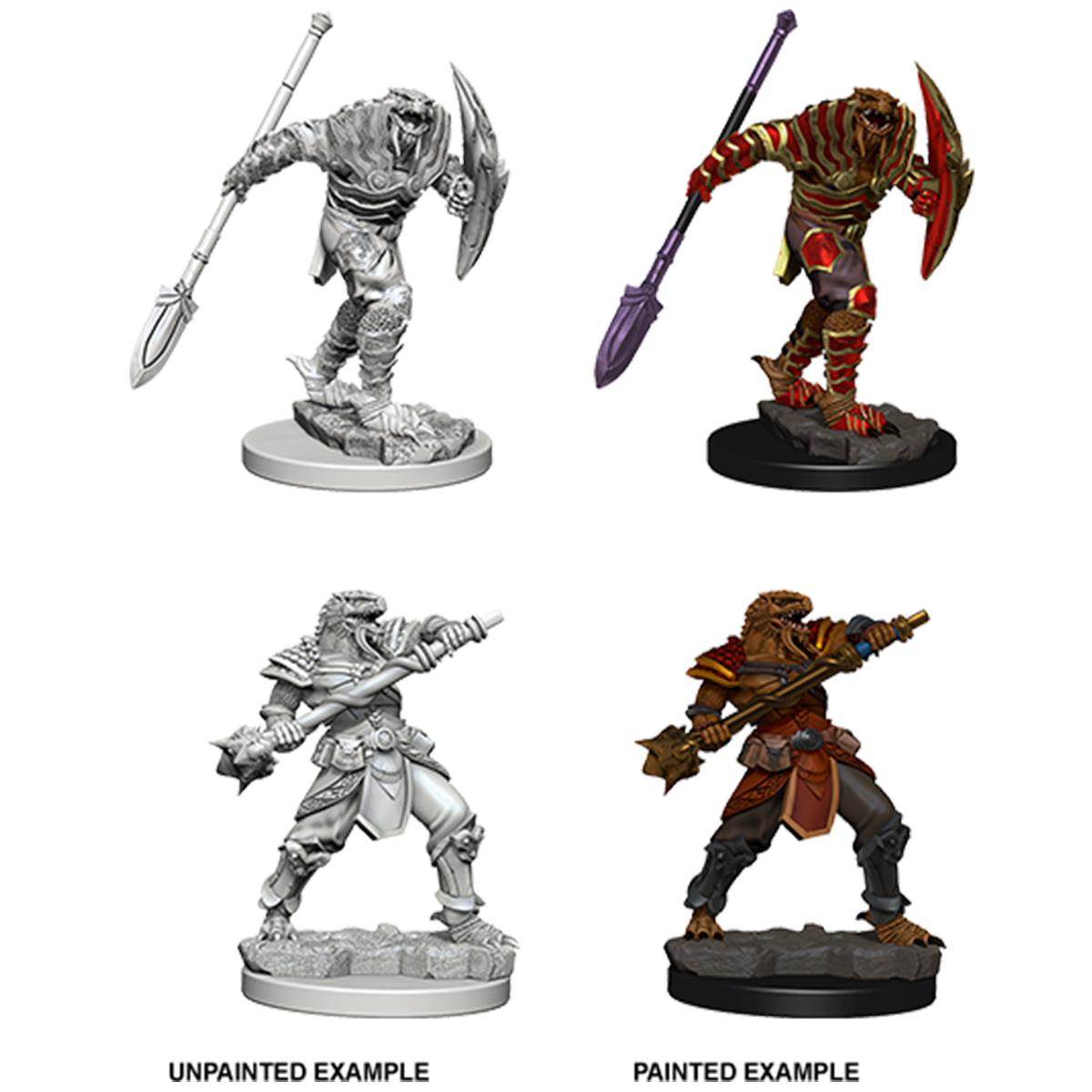 D&D Nolzurs Marvelous Miniatures Dragonborn Male Fighter with Spear