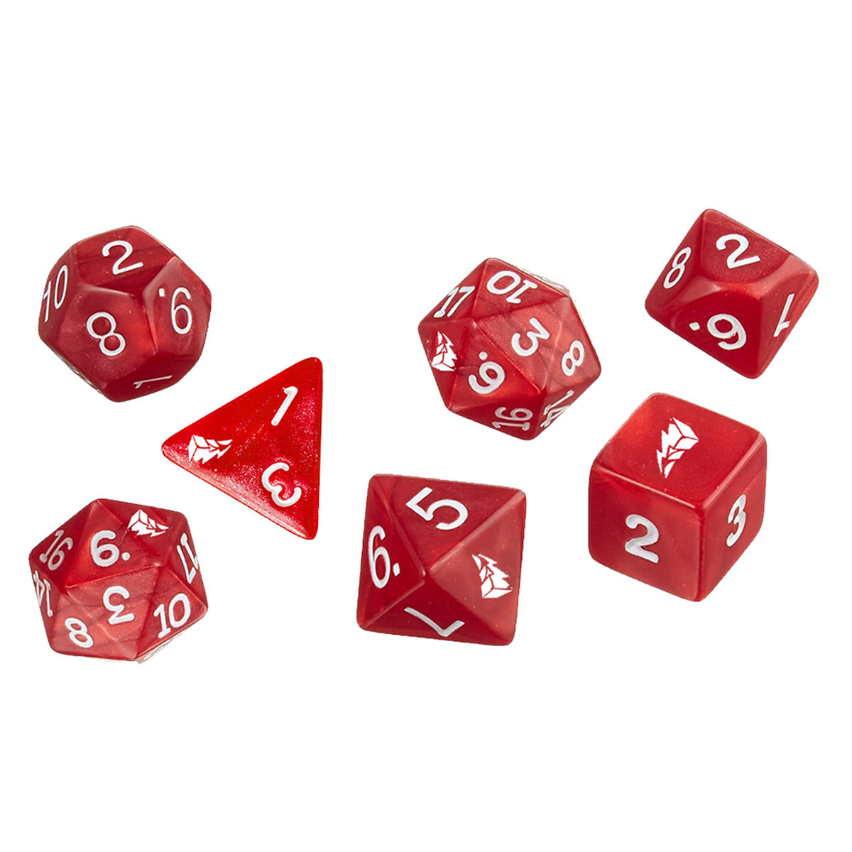 Power Rangers RPG Red Dice Set