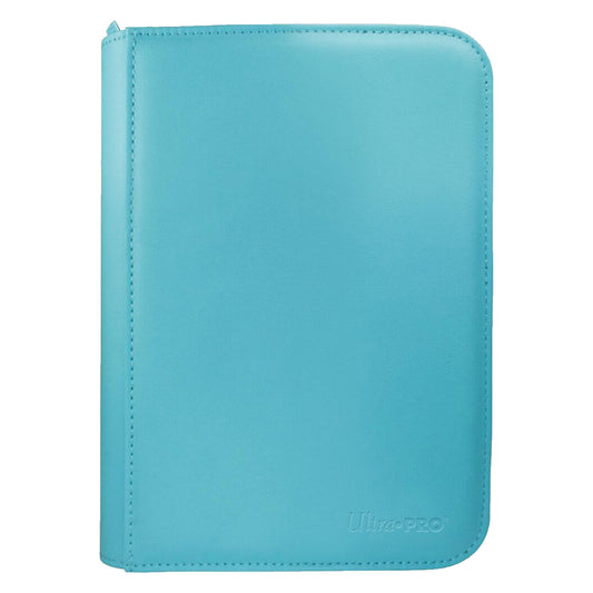 ULTRA PRO Binder - Vivid 4-Pocket Zippered Pro-Binder: Light Blue