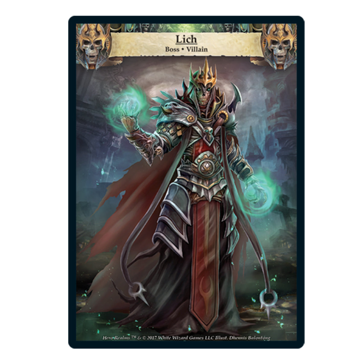 Hero Realms Lich Boss Deck Board Game