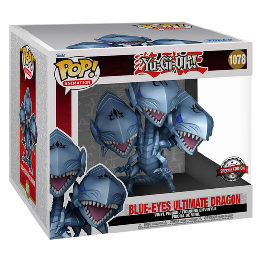 YuGiOh Blue Eyes Ultimate Dragon Metallic 6" Pop Vinyl RS