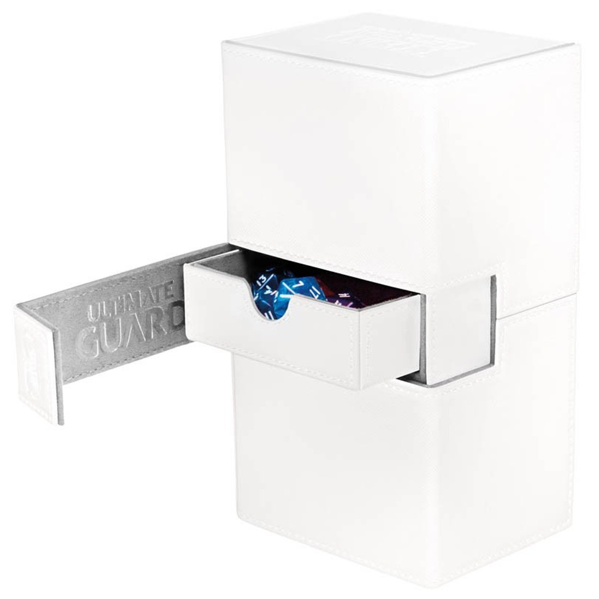 Deck Box Ultimate Guard Twin Flip n Tray Deck Case 160+ XENOSKIN White