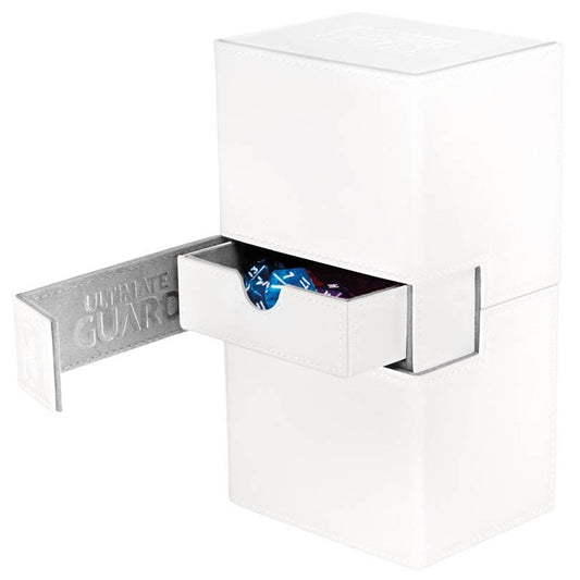 Deck Box Ultimate Guard Twin Flip n Tray Deck Case 160+ XENOSKIN White