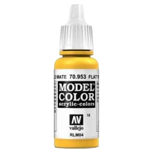 Vallejo Model Colour - Flat Yellow 17 ml
