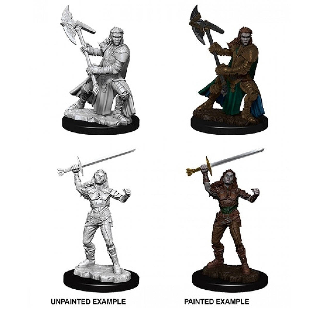 D&D Nolzurs Marvelous Miniatures Female Half Orc Fighter