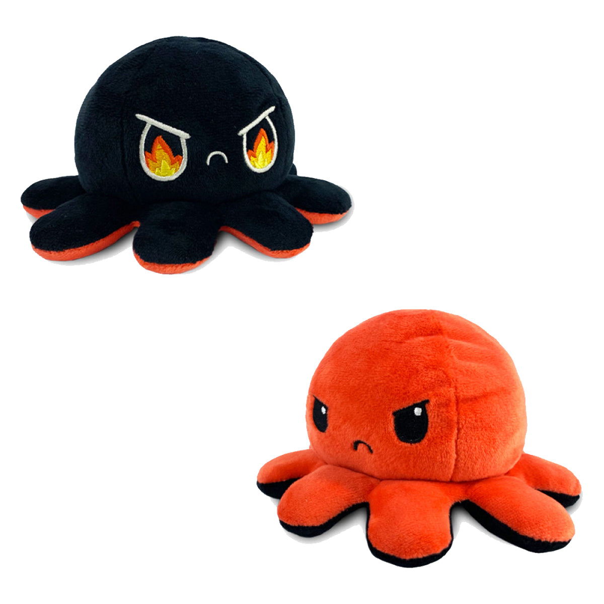 Reversible Octopus Plushie Fire Eyes