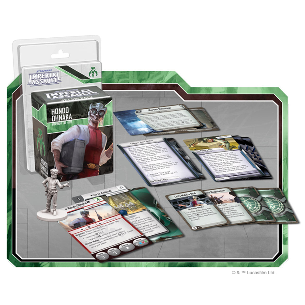 Star Wars Imperial Assault Hondo Ohnaka Expansion Pack