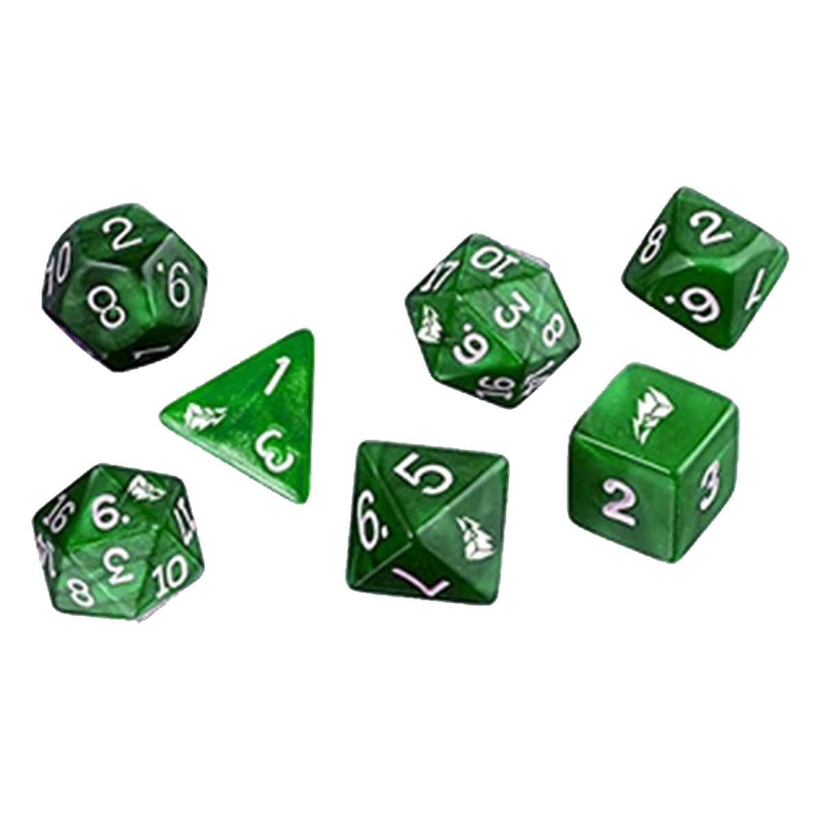 Power Rangers RPG Green Dice Set