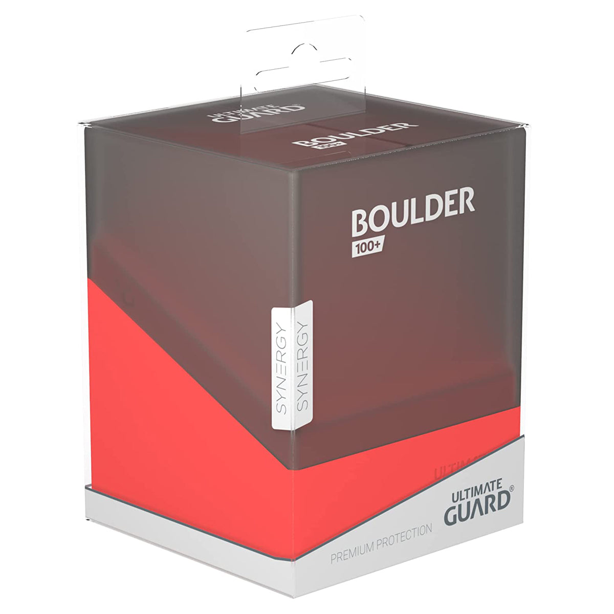 Ultimate Guard Synergy Boulder 100+ Black/Red Deck Box