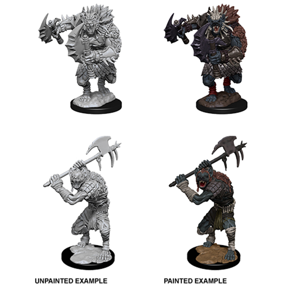 D&D Nolzurs Marvelous Unpainted Miniatures Gnolls