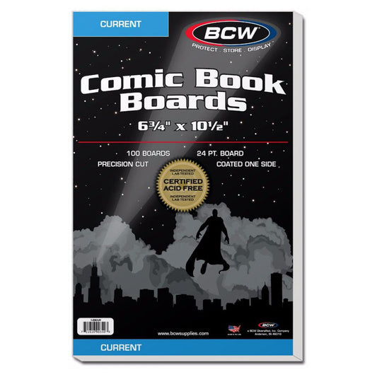 BCW Comic Book Backing Boards Current