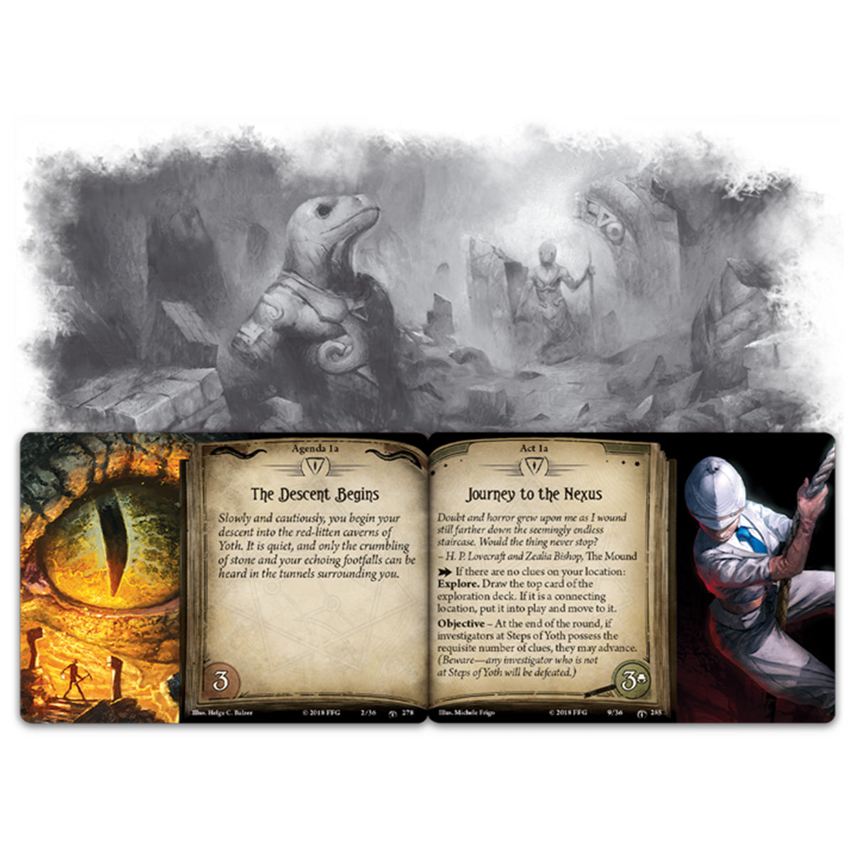 Arkham Horror LCG  The Depths of Yoth Mythos Pack