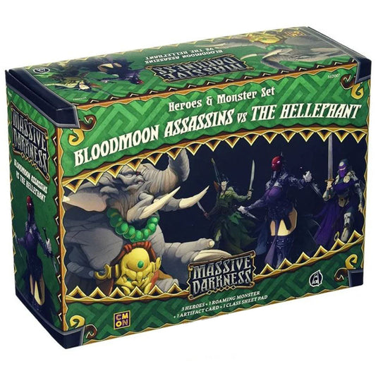 Massive Darkness Bloodmoon Assassins vs The Hellephant Expansion