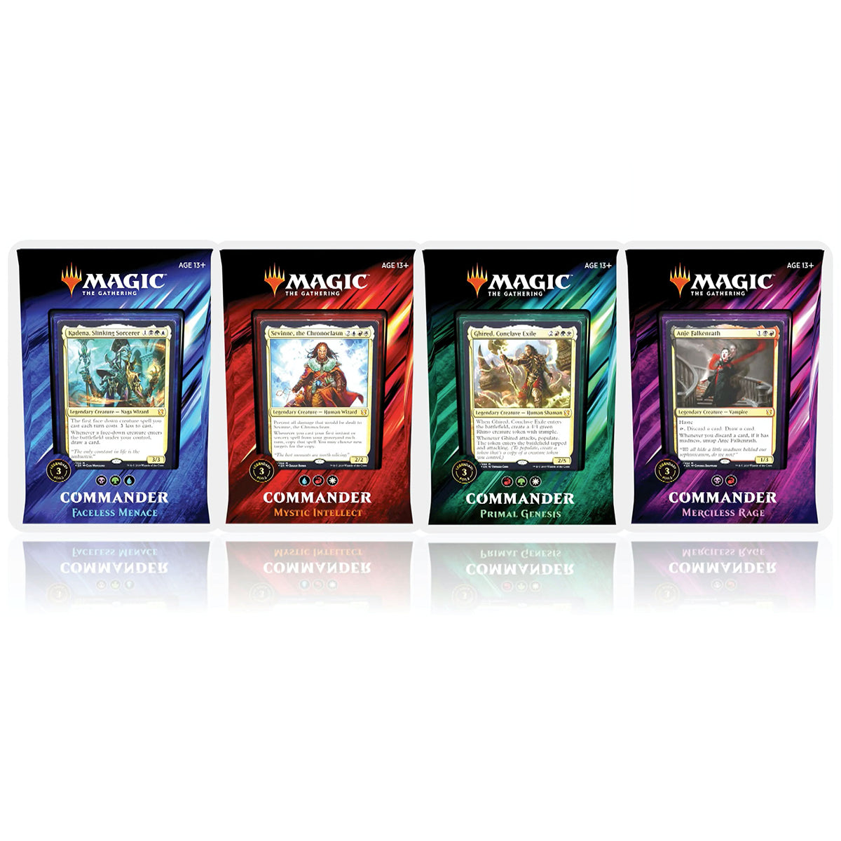Magic Commander 2019 (set of 4) MTG