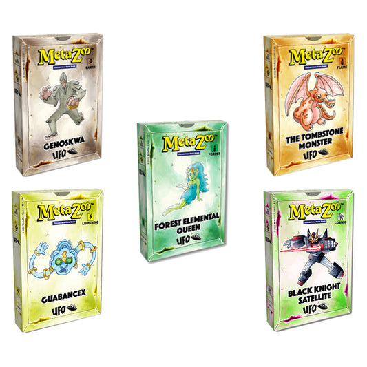 MetaZoo TCG UFO 1st Edition Theme Decks (Set of 5)