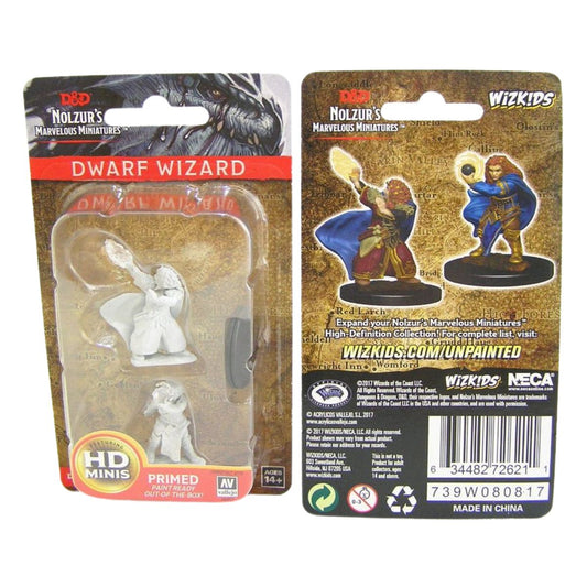 D&D Nolzurs Marvelous Unpainted Miniatures Dwarf Female Wizard