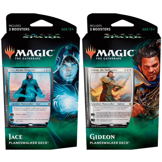 Magic War of the Spark Planeswalker Theme Decks (Pair) MTG
