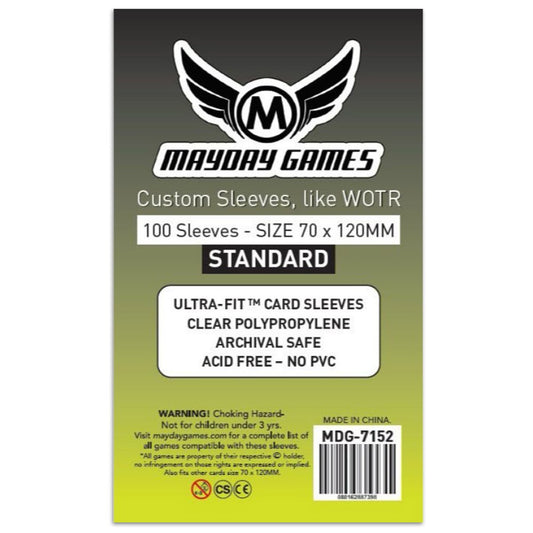 Mayday Standard Sleeves Pack of 100 70 X 120 MM Time Stories