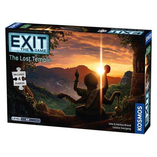 Exit the Game Lost Temple Jigsaw Puzzle and Game