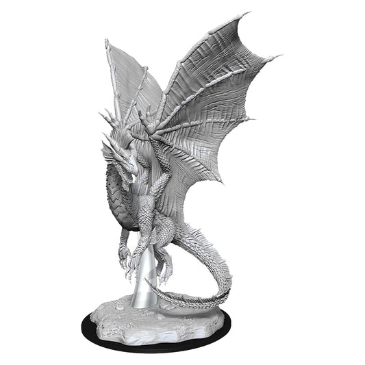 D&D Nolzurs Marvelous Unpainted Miniatures Young Silver Dragon