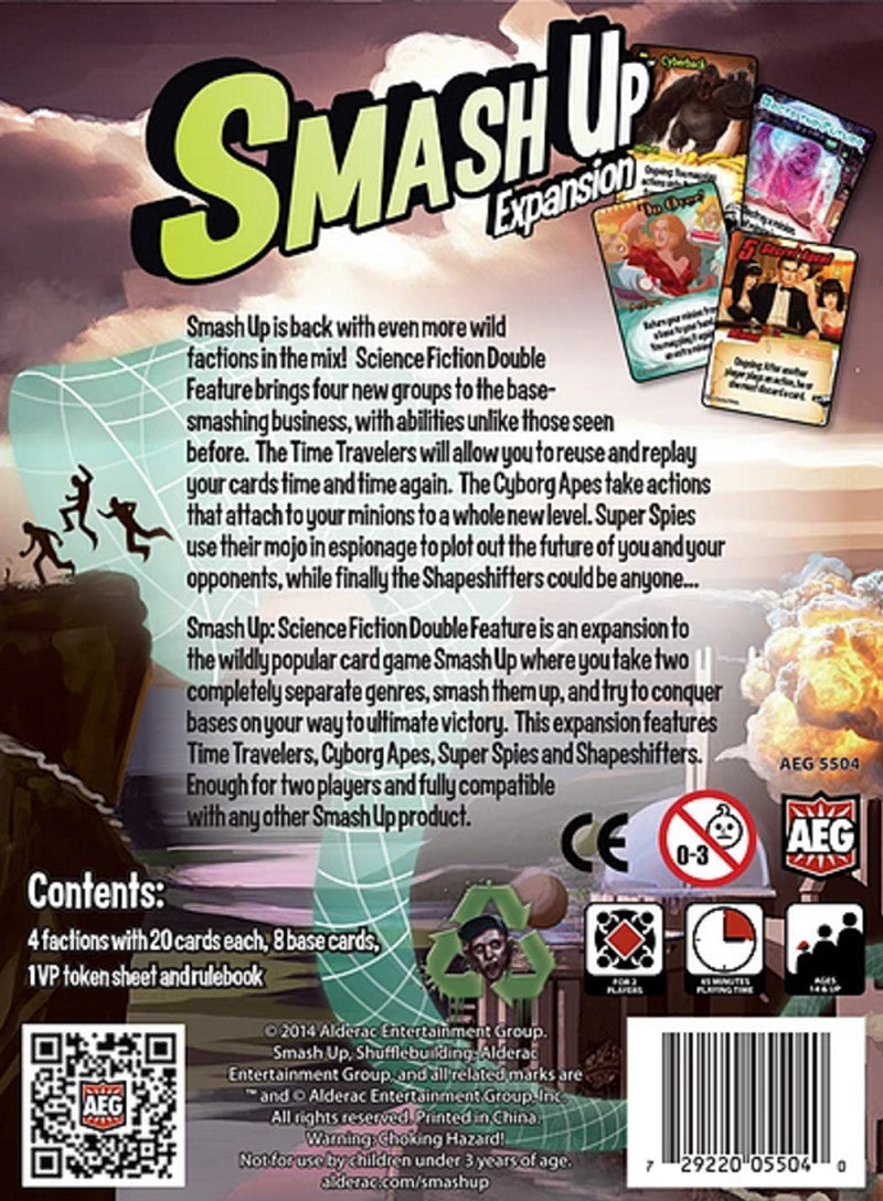 Smash Up Science Fiction Double Feature Expansion Board Game