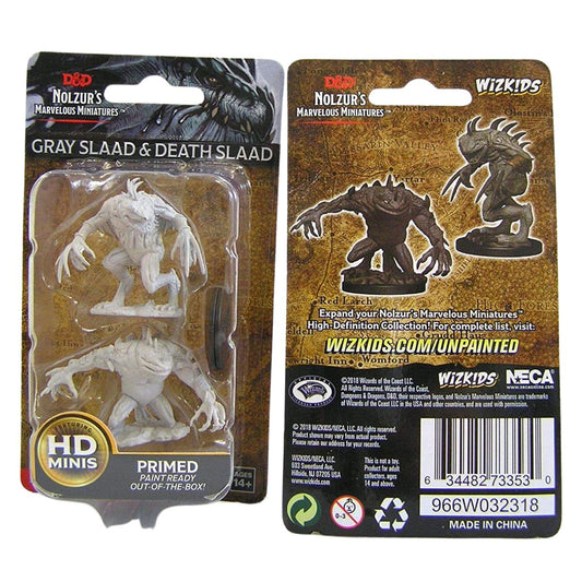 D&D Nolzurs Marvelous Unpainted Miniatures Grey Slaad & Death Slaad