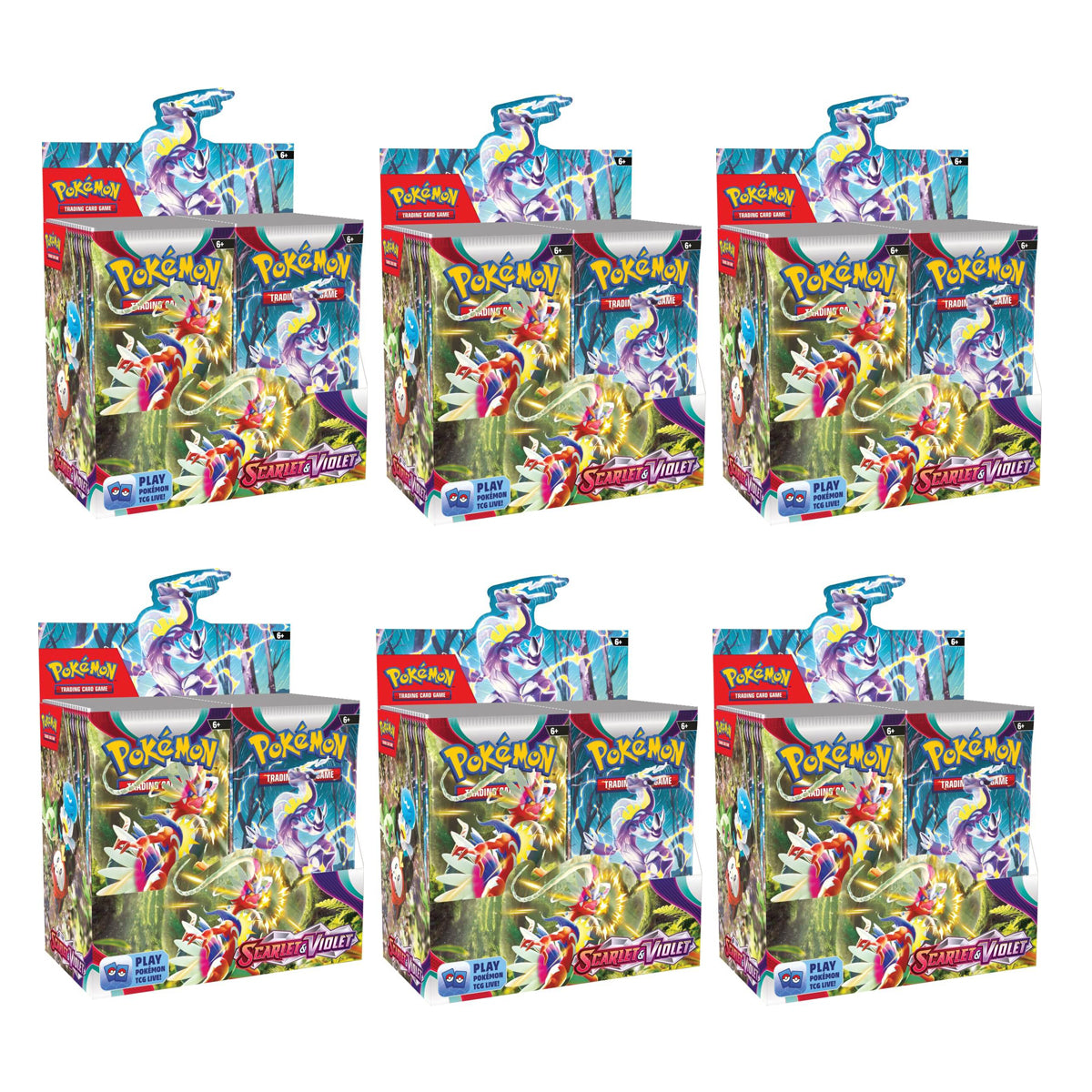 Scarlet and Violet 1 Booster Box X 6 POKEMON TCG