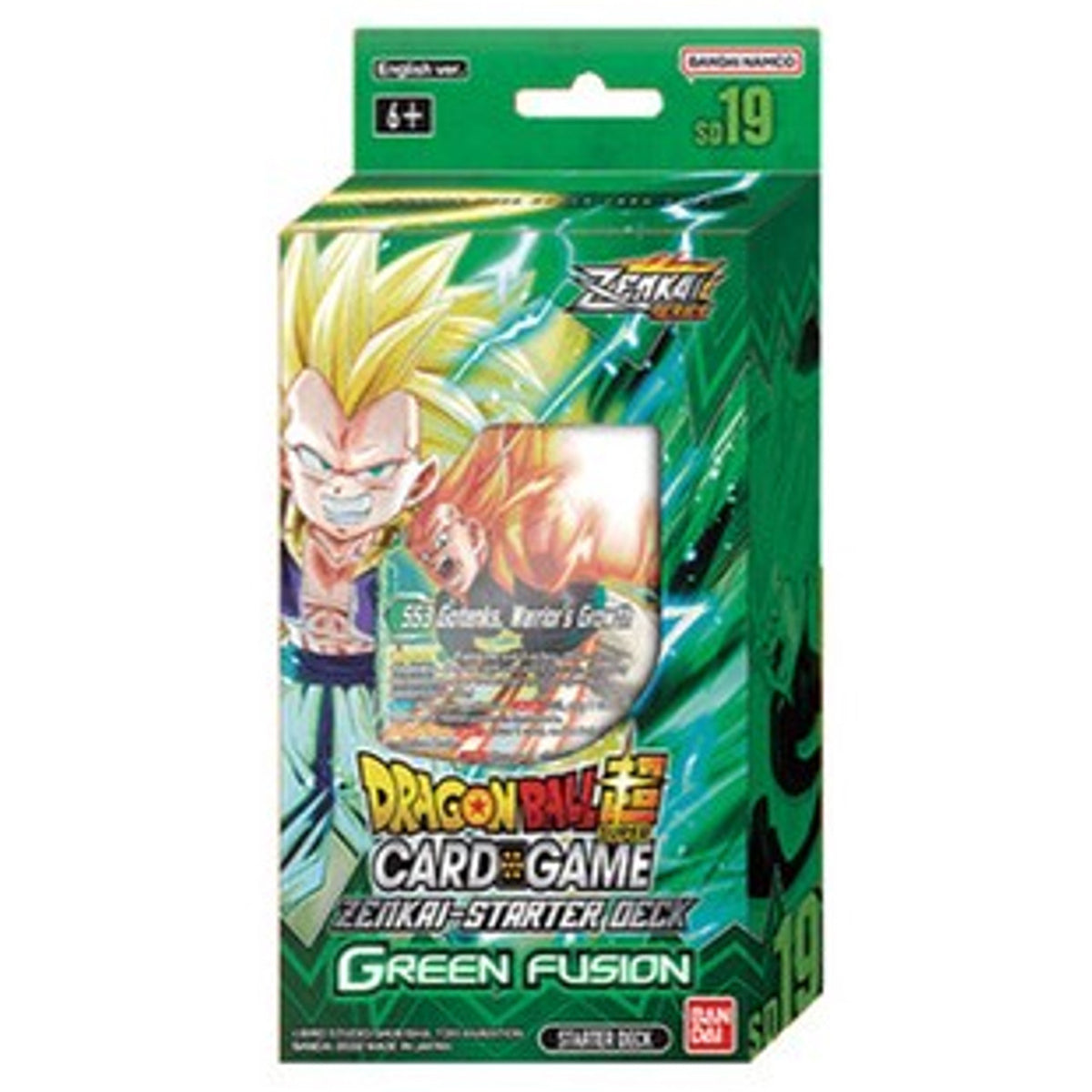 Dragon Ball Super Zenkai Series Green Fusion Starter Deck 19 SD19