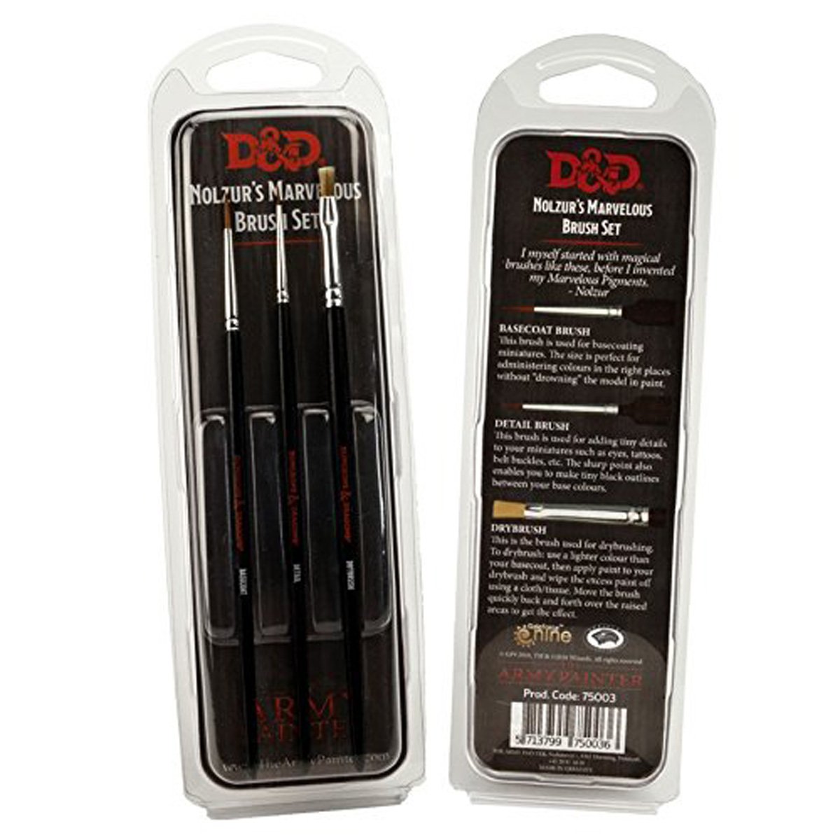 D&D Nolzurs Marvelous Pigments Brush Set