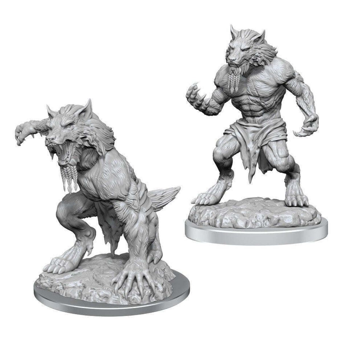 Critical Role Unpainted Miniatures Fey Werewolves