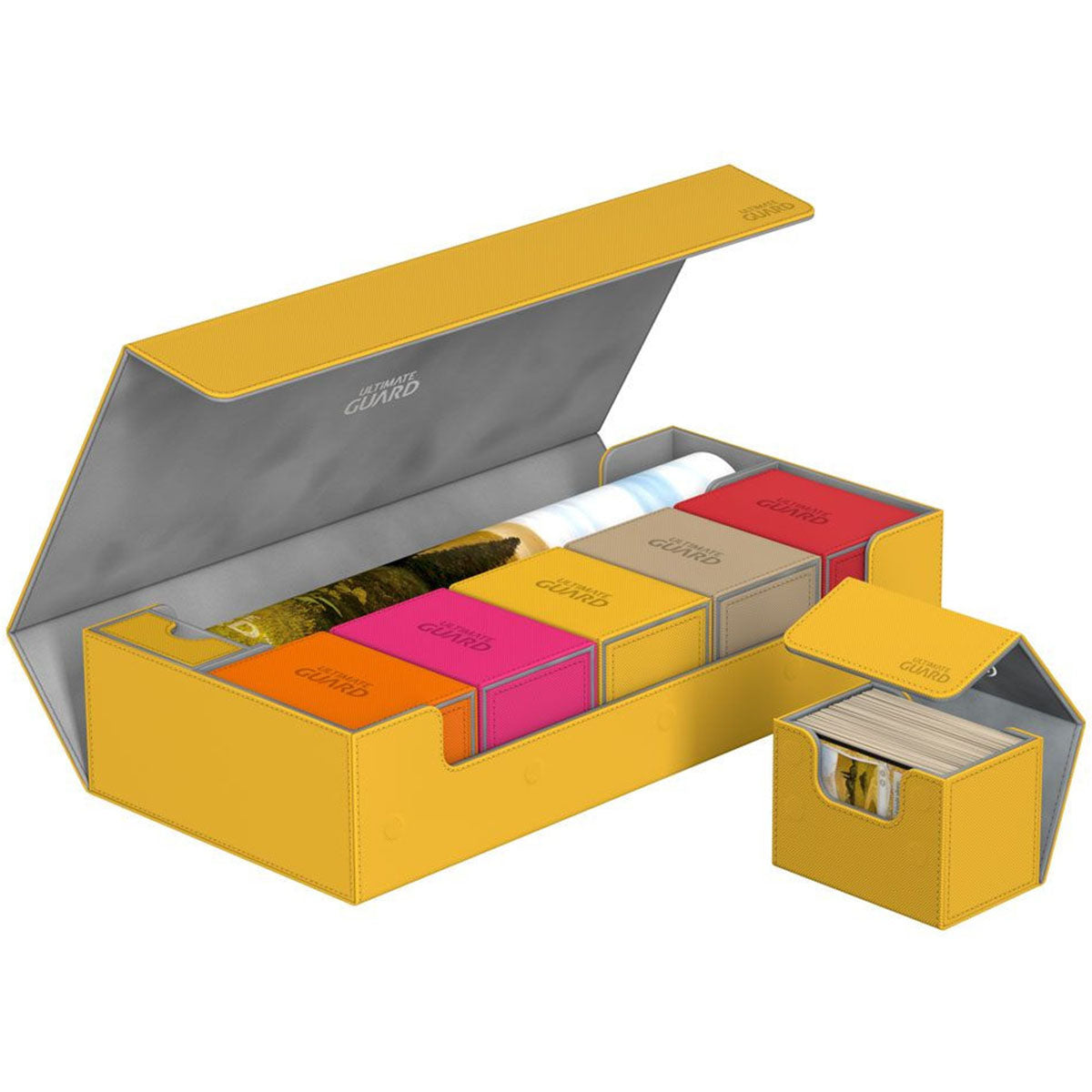 Ultimate Guard Deck Box Superhive 550+ Standard Size XenoSkin Amber