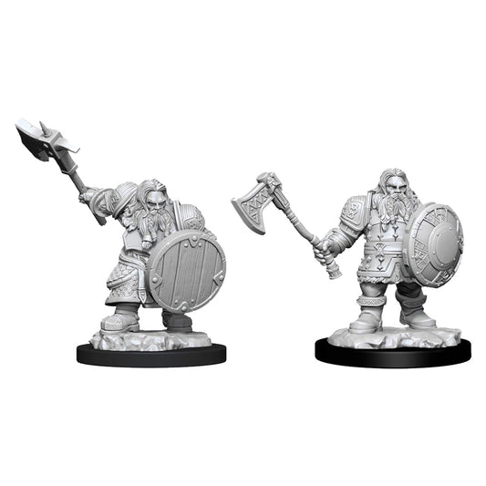 D&D Nolzurs Marvelous Unpainted Miniatures Male Dwarf Fighter