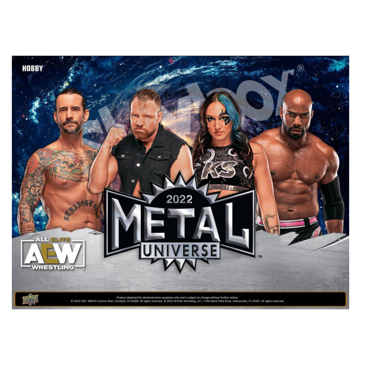AEW - 2022 Skybox Metal Universe Cards (Display of 15)