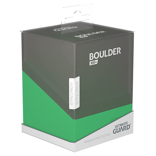 Ultimate Guard Synergy Boulder 100+ Black/Green Deck Box