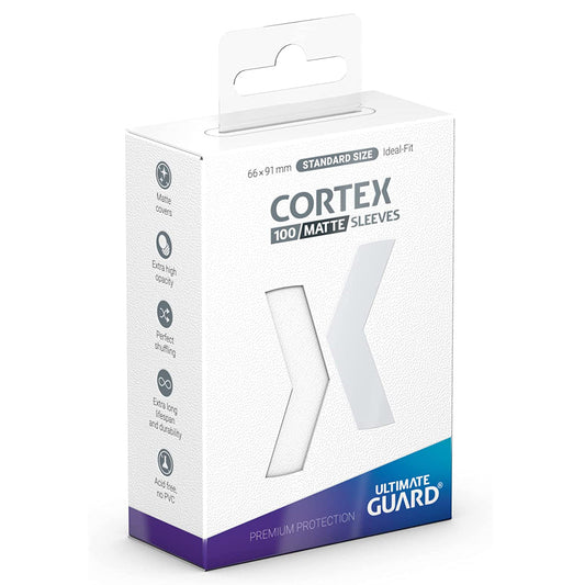 Ultimate Guard Cortex Sleeves Standard Size Matte White 100ct
