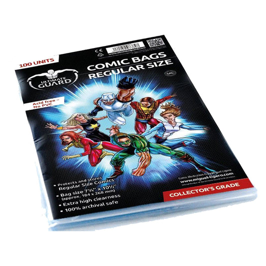 Ultimate Guard Comic Bags Regular Size 100ct