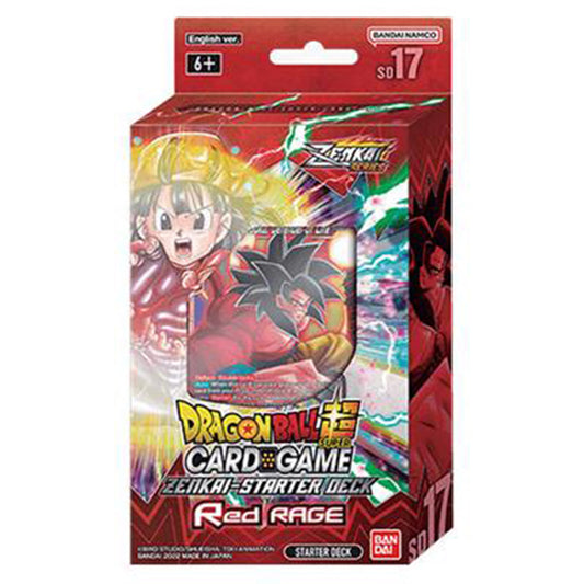 Dragon Ball Super Zenkai Series Red Rage Starter Deck 17 SD17