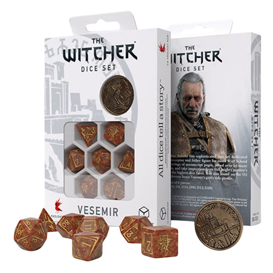 Witcher Dice Set Vesemir Wise Witcher